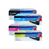 Brother TN-348BK, C, M, Y Set of 4 Colour Toner Cartridges