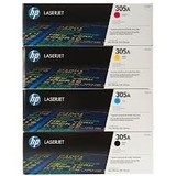 HP 305A / CE410A CE411A CE413A CE412A Set of 4 Colour Toner Cartridges