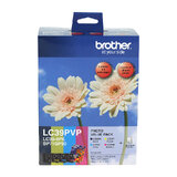 Brother LC-39 Photo Value Pack - LC-39BK; LC-39C; LC-39M; LC-39Y plus 2 x BP71GP20 (4 x 6) Glossy Paper