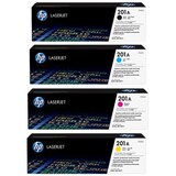 HP 201A / CF400A CF401A CF402A CF403A Set of 4 Colour Toner Cartridges