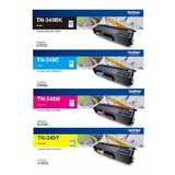 Brother TN-349BK, C, M, Y Set of 4 Colour Toner Cartridges