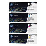 HP CF380X CF381A CF382A CF383A Set of 4 Colour Toner Cartridges