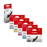 6 Pack Canon PGI-670, CLI-671 Ink Combo [1BK,1PBK,1C,1M,1Y,1GY]