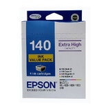 Epson T1404 (140) H/Y  Ink Value Pack (B, C, M, Y x 1 Each)
