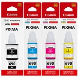 Canon GI-690BK/C/M/Y Set of 4 Ink Tanks