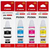Canon GI-690BK/C/M/Y Set of 4 Ink Tanks