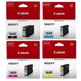 Canon PGI-1600BK, C, M, Y Set of 4 Inkjet Cartridges