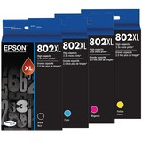 Epson 802XL Set of 4 High Yield Ink Cartridges