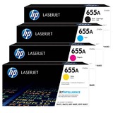 HP No. 655A Set of 4 Colour Laser Toners