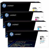 HP 658A BK, C, M, Y Set of 4 Colour Laser Toners