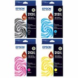 Epson 212 Set of 4 High Yield Inkjet Cartridges