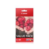 Canon CLI-681 Ink Value Pack [1PBK,1C,1M,1Y]