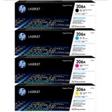 HP 206A BK, C, M, Y Set of 4 Colour Laser Toners