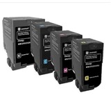 Lexmark CX725 BK, C, M, Y Set of 4 High Yield Colour Laser Toners