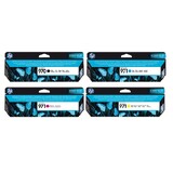 HP No 970/971 BK, C, M, Y Set of 4 Inkjet Cartridges