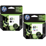 HP No 61XL Black / Colour Inkjet Cartridges - Twin Pack