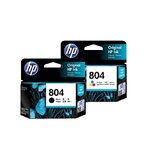 HP No 804 Black / Colour Inkjet Cartridges - Twin Pack