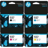 HP No 937 BK, C, M, Y Set of 4 Inkjet Cartridges
