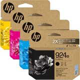 HP No 924e BK, C, M, Y Set of 4 High Yield Inkjet Cartridges