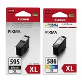 Canon PG-595XL / CL-586XL Inkjet Cartridges - Twin Pack