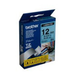 Brother TZe-531 / 12mm Black Text On Blue Laminated Labelling Tape - 8 Metres