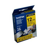 Brother TZe-631 / 12mm Black Text On Yellow Laminated Labelling Tape - 8 Metres
