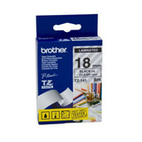 Brother TZe-141 / 18mm Black Text On Clear Laminated Labelling Tape - 8 Metres
