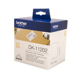 Brother DK-11202 White Label - 62mm x 100mm - 300 CON-Labels Per Roll