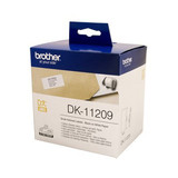 Brother DK-11209 White Label - 29mm x 62mm - 800 CON-Labels Per Roll
