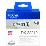 Brother DK-22212 White Continuous Film Roll 62mm - 15.24 Metres