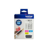 Brother LC-3317 Cyan, Magenta, Yellow Colour Ink Pack