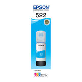 Epson T522 EcoTank Cyan Ink Bottle