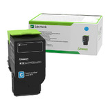Lexmark 78C6XCE Extra High Yield Cyan Toner Cartridge