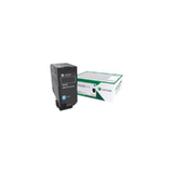 Lexmark 84C6HC0 High Yield Cyan Toner Cartridge