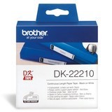 Brother DK-22210 White Continuous Paper Roll - 29mm x 30.48m
