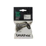 Brother M-K221 / 9mm Black on White M Labelling Tape - 8 Metres