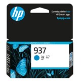 HP No 937 / 4S6W2NA Cyan Ink Cartridge