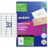 Avery InkjetLabel J8157 33UP Pk50
