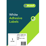 Avery Celcast 1UP Labels Pk100