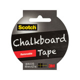 Scotch Chalkboard Tape 1905R-CB-BLK Removable Box 6