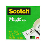 Scotch Magic Tape 810 12mm x 33M Boxed Pack 12