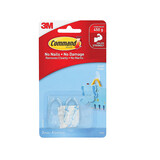 Command Hooks 17092CLR Small Clear Pack 2 Box 6