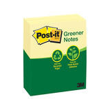 Post-It Note 655-RPA Yellow Recycled 73 x 123mm Pack 12