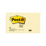 Post-It Note 655 Yellow 73 x 123 Pack 12