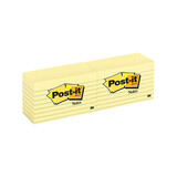 Post-It Notes 635 Yellow Lined 73 x 123mm Pack 12