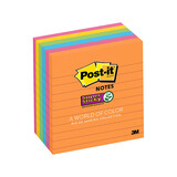 Post-It 675-6SSUC Assorted Rio De Janeiro Lined Pack 5