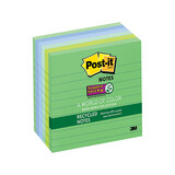 Post-It Note 675-6SST Bora Bora Assorted 98 x 98mm Pack 6