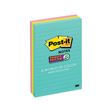 Post-It Note 660-3SSMIA Miami Lined 100 x 148mm Pack 3