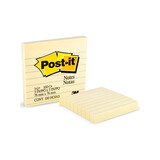 Post-It Notes 630SS Lined Yellow 76 x 76 Pack 12