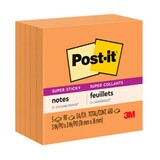 Post-It Super Sticky 654-5SSNO Neon Orng 75 x 75 Pack 5 Box 4